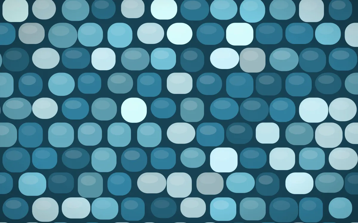 Algarve Sea Cobblestone — colourful teal and blue cobblestone background