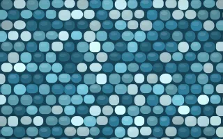 Algarve Sea Petite Cobbles — colourful teal and blue cobblestone background