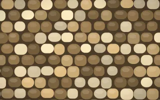 Atlas Sand Cobblestone — colourful orange and brown cobblestone background