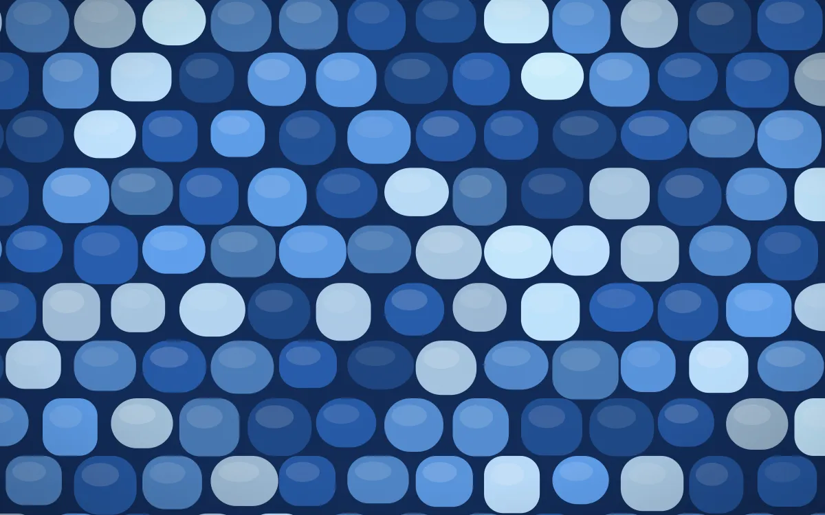 Bahia Blue Cobblestone — colourful blue cobblestone background