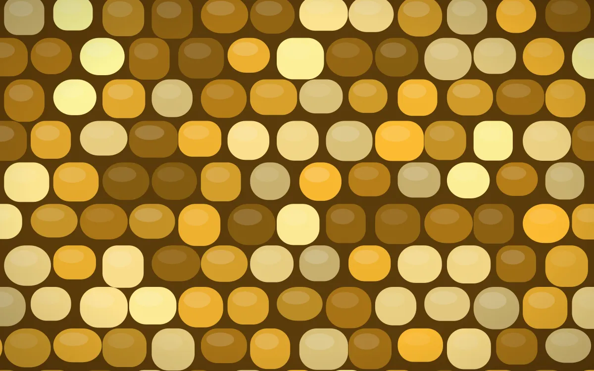 Bangkok Gold Cobblestone — colourful gold and brown cobblestone background