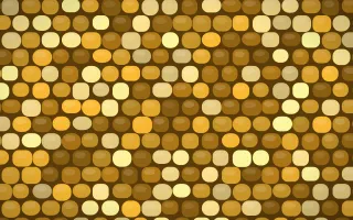 Bangkok Gold Petite Cobbles — colourful gold and brown cobblestone background