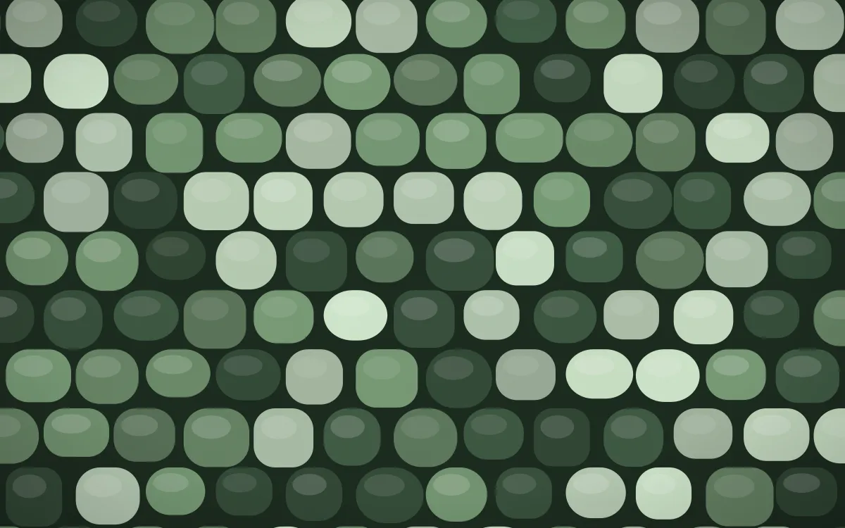 Bavarian Forest Cobblestone — dark green cobblestone background