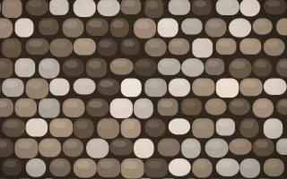 Brooklyn Loft Cobblestone — dark orange and brown cobblestone background