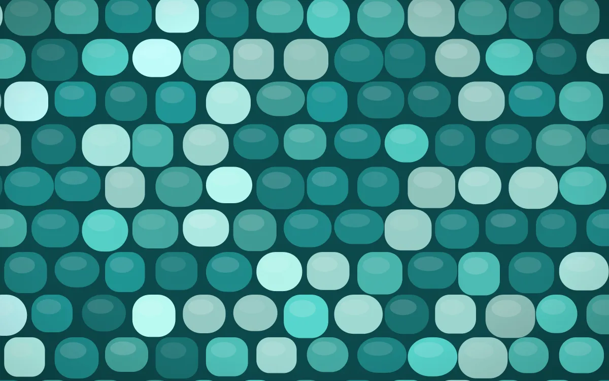 Cancún Surf Cobblestone — colourful teal cobblestone background