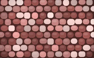 Cape Protea Cobblestone — colourful red cobblestone background