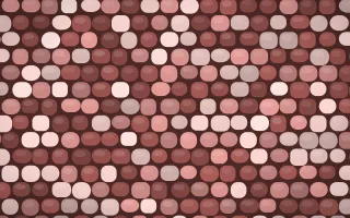 Cape Protea Petite Cobbles — colourful red cobblestone background