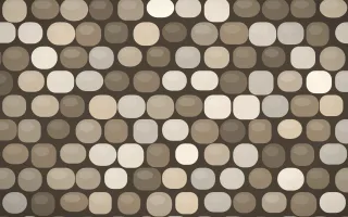 Copenhagen Hygge Cobblestone — colourful orange and brown cobblestone background