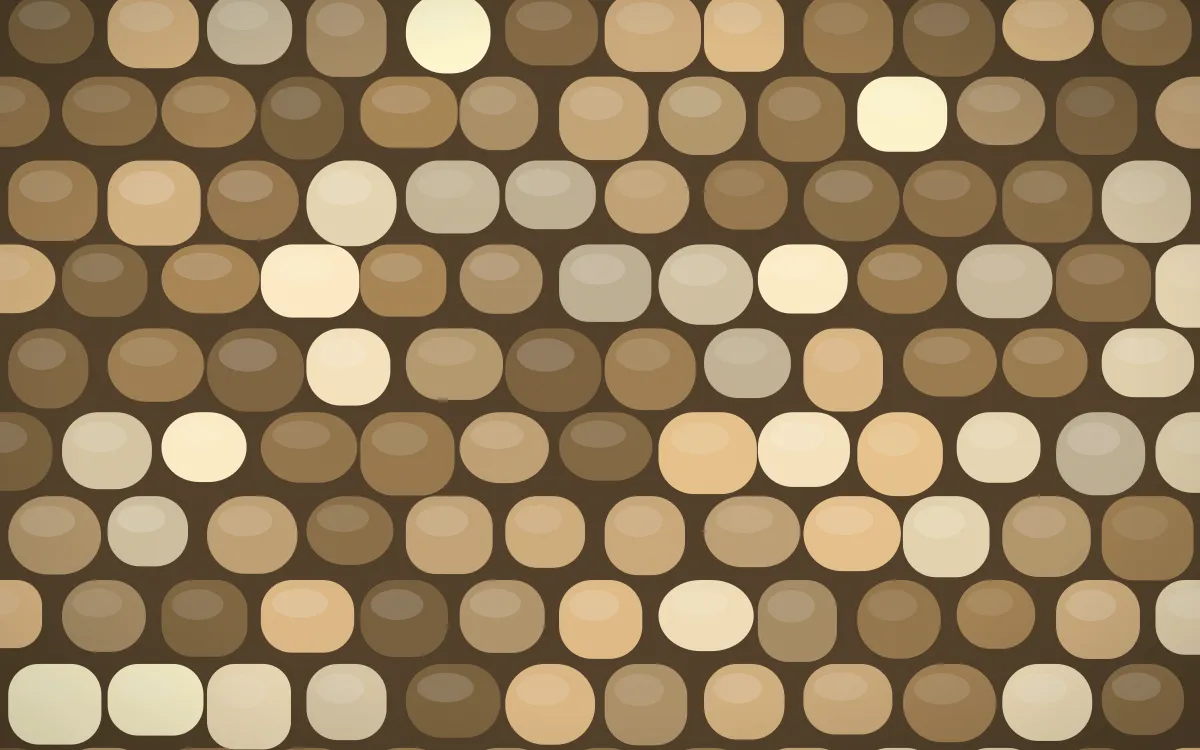 Cotswold Stone Cobblestone — colourful orange and brown cobblestone background