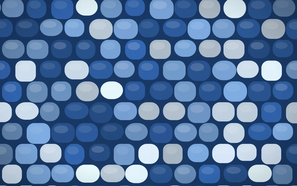 Delft Blue Cobblestone — colourful blue cobblestone background
