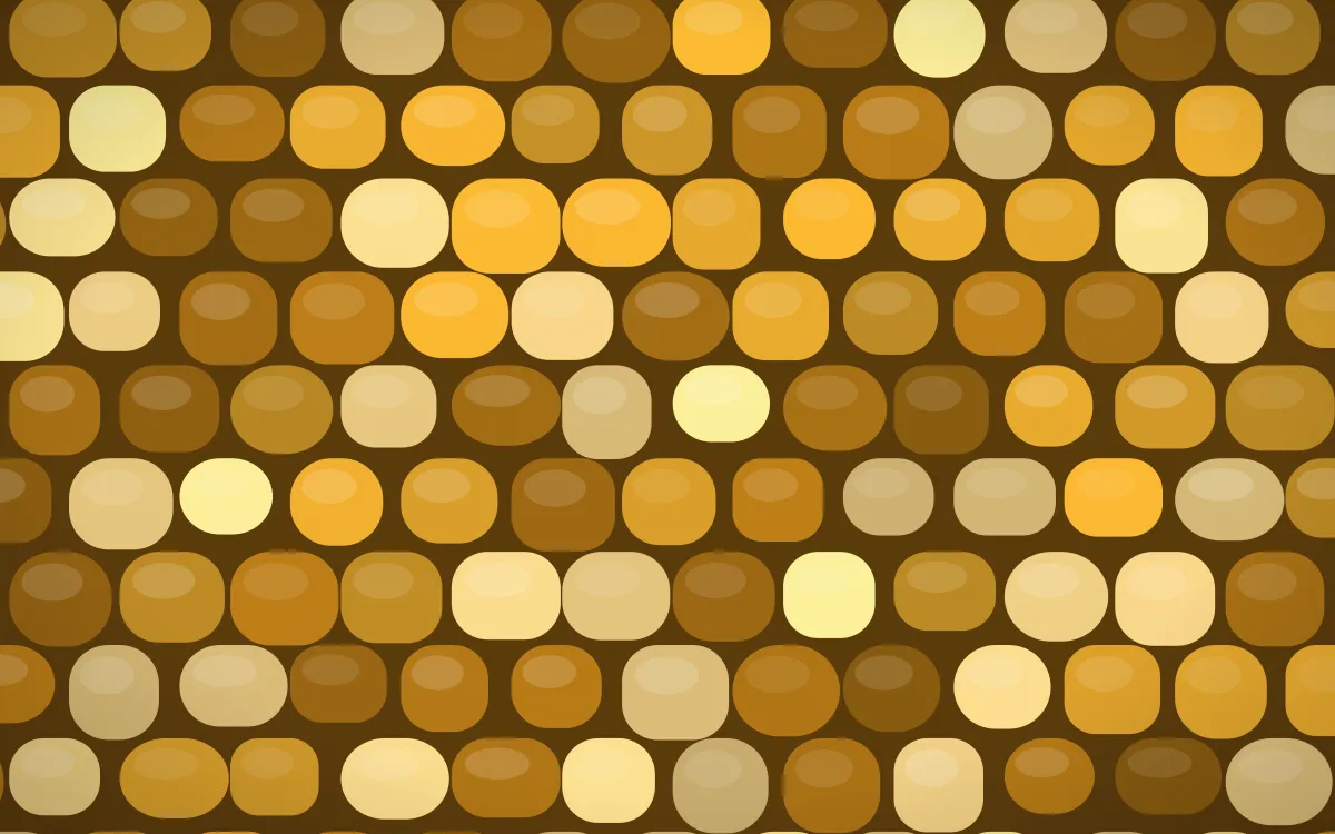Fes Saffron Cobblestone — colourful gold and brown cobblestone background