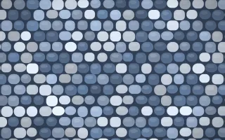 Fuji Mist Petite Cobbles — colourful blue cobblestone background