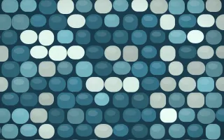 Park Mosaic Cobblestone — colourful teal and blue cobblestone background