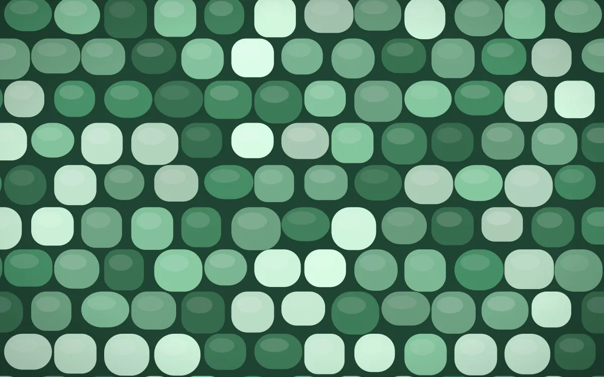 Havana Mint Cobblestone — colourful green cobblestone background
