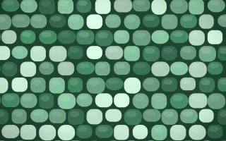 Havana Mint Cobblestone — colourful green cobblestone background