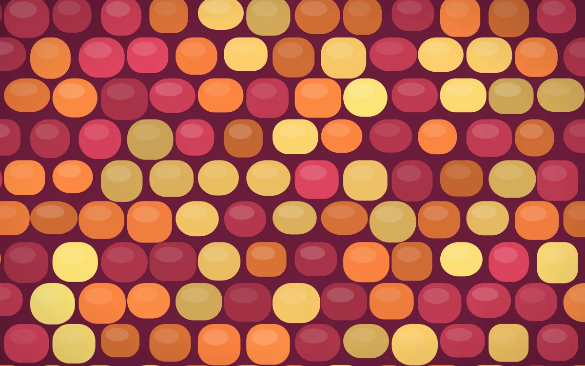 Island Punch Cobblestone — colourful orange, red and pink cobblestone background