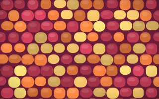Island Punch Cobblestone — colourful orange, red and pink cobblestone background