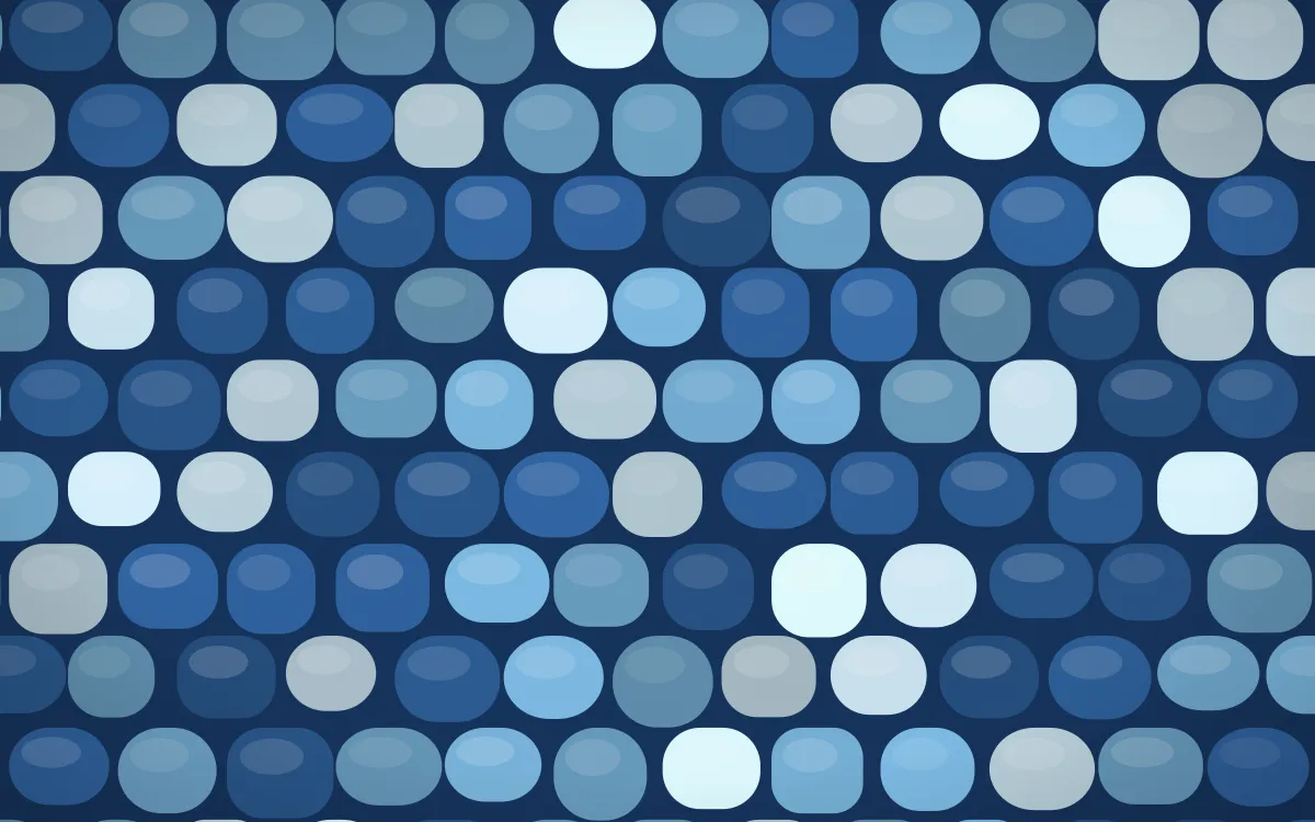 Iznik Blue Cobblestone — colourful blue cobblestone background