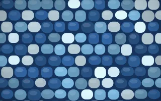 Iznik Blue Cobblestone — colourful blue cobblestone background
