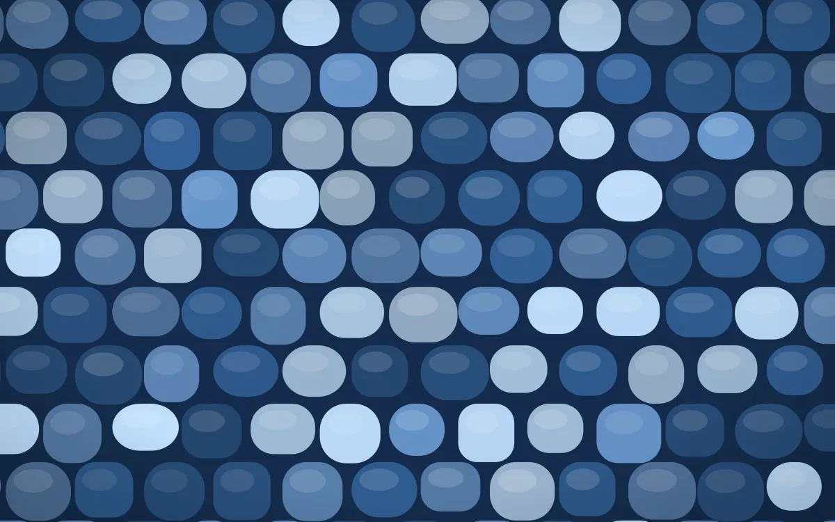 Jodhpur Indigo Cobblestone — dark blue cobblestone background