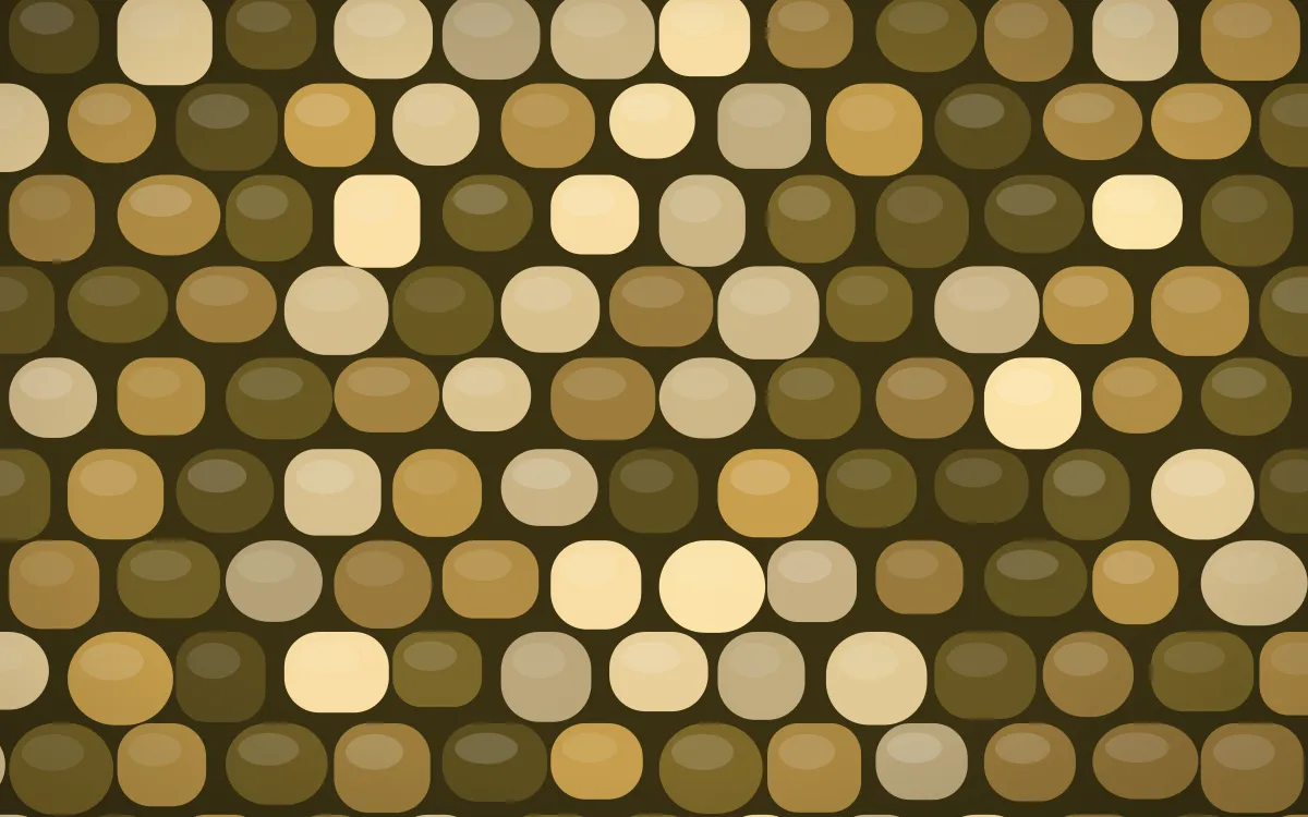 Kerala Spice Cobblestone — colourful gold and brown cobblestone background