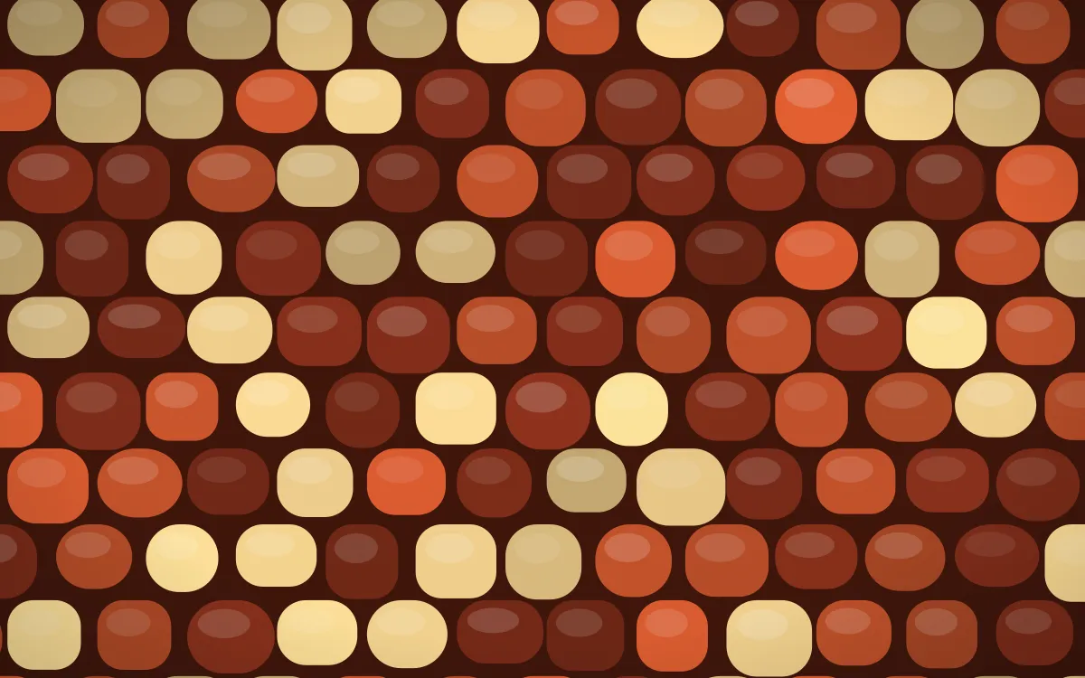 Lagos Wax Cobblestone — colourful orange and brown cobblestone background