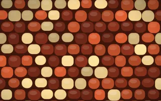 Lagos Wax Cobblestone — colourful orange and brown cobblestone background