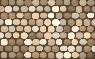 Manila Shell Cobblestone — colourful orange and brown cobblestone background