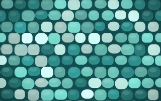 Miami Deco Cobblestone — colourful teal cobblestone background