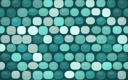 Miami Deco Cobblestone — colourful teal cobblestone background