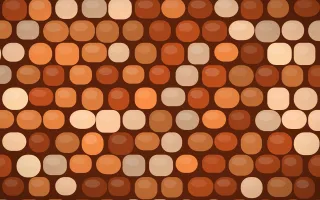 Momiji Maple Cobblestone — colourful orange and brown cobblestone background