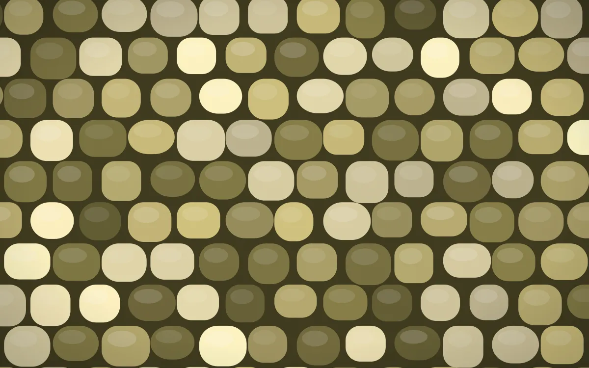 Nile Papyrus Cobblestone — colourful yellow cobblestone background