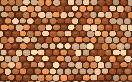 Outback Clay Petite Cobbles — colourful orange and brown cobblestone background
