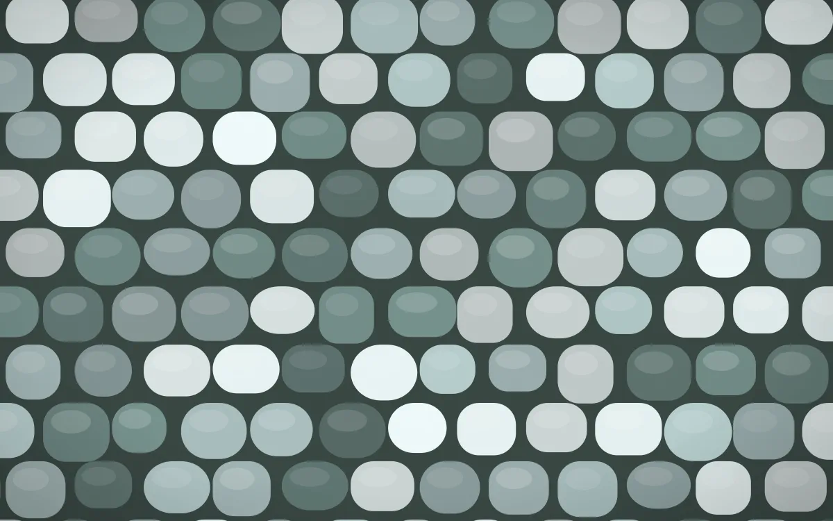 Pacific Fog Cobblestone — colourful teal and grey cobblestone background