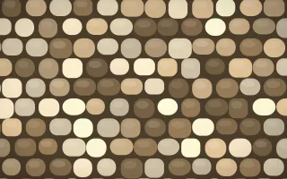 Pampas Cream Cobblestone — colourful orange and brown cobblestone background