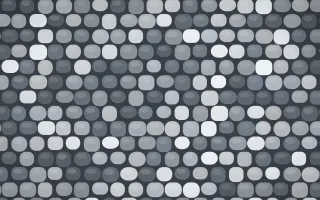 Paris Zinc Petite Cobbles — colourful blue and grey cobblestone background