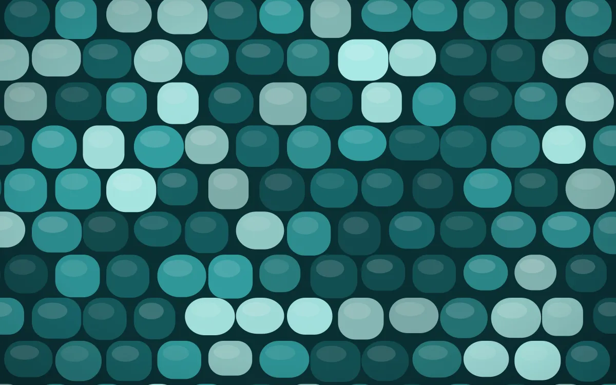 Peacock Court Cobblestone — dark teal cobblestone background