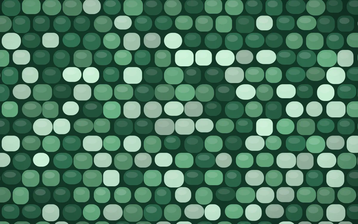 Persian Garden Petite Cobbles — dark green cobblestone background