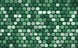 Persian Garden Petite Cobbles — dark green cobblestone background