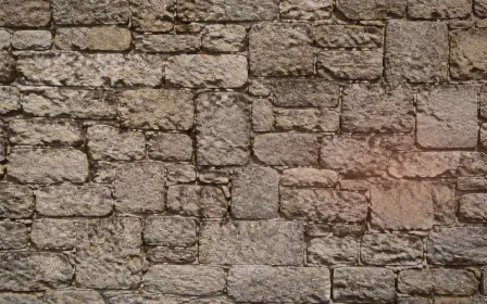 Cobblestone Window Light — colourful orange, red and brown cobblestone background