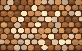 Porto Terra Cobblestone — colourful orange and brown cobblestone background