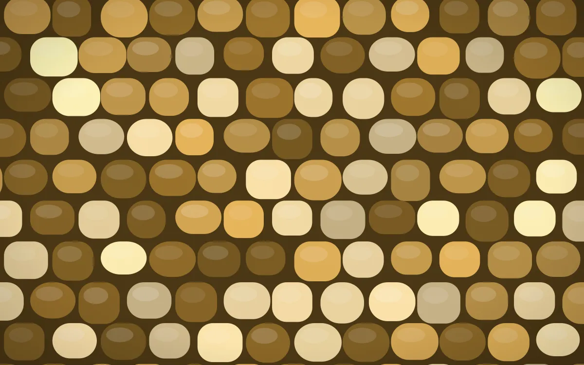 Prague Gold Cobblestone — colourful gold and brown cobblestone background