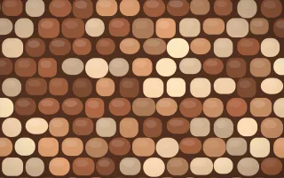 Santa Fe Adobe Cobblestone — colourful orange and brown cobblestone background