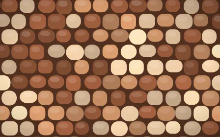Santa Fe Adobe Cobblestone — colourful orange and brown cobblestone background