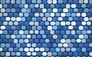 Santorini Petite Cobbles — colourful blue cobblestone background