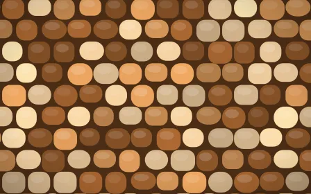 Savanna Clay Cobblestone — colourful orange and brown cobblestone background