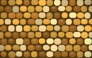 Sevilla Ochre Cobblestone — colourful gold and brown cobblestone background
