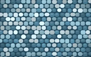 Udaipur Lake Petite Cobbles — colourful blue cobblestone background