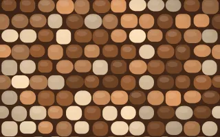 Zanzibar Spice Cobblestone — colourful orange and brown cobblestone background