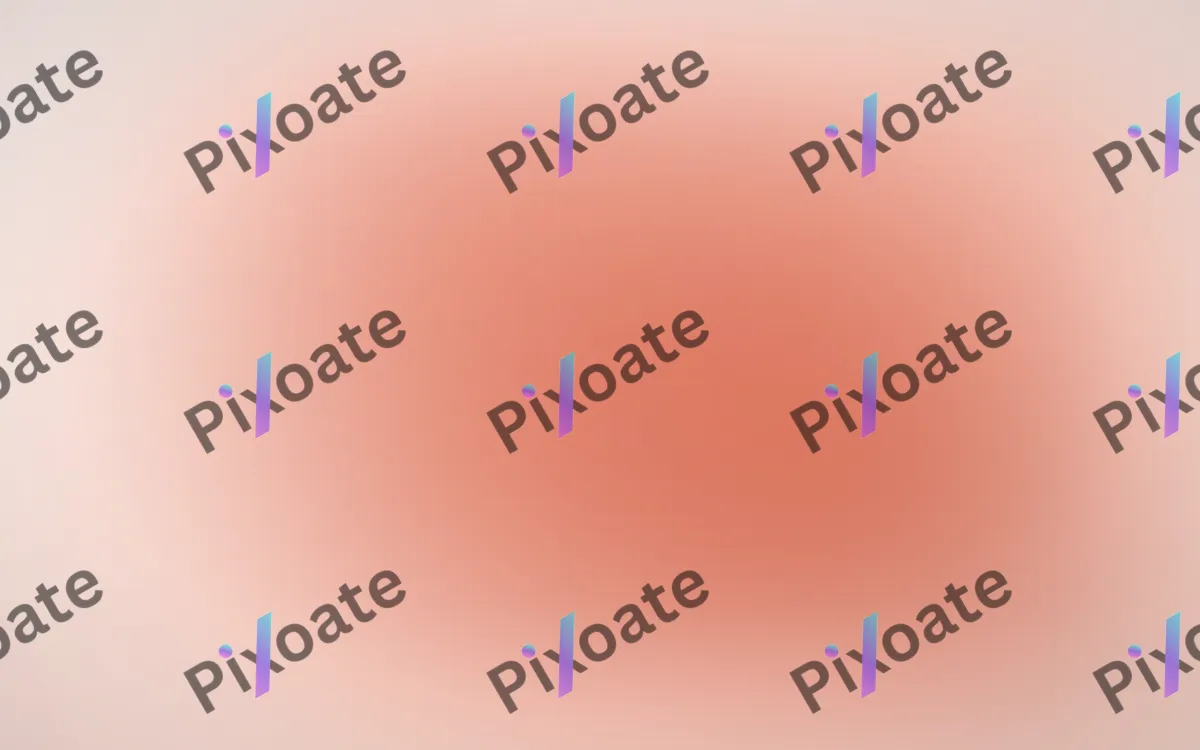 Coralline Air — light orange, red and white color field background